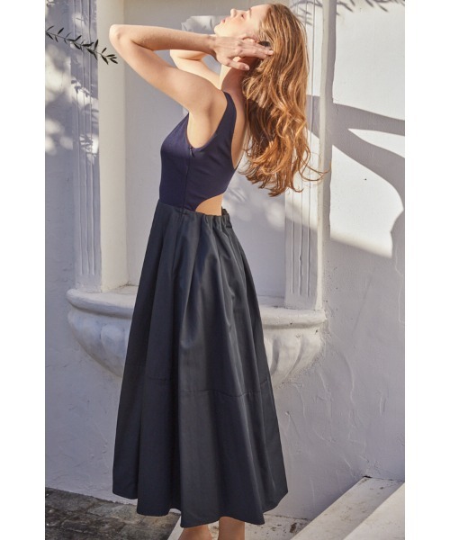 エステラケー　フロントカットアウトオープンバックドレス Estella.K ワンピース Josette Dress フロントカットアウト