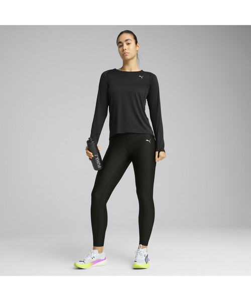 PUMA(プーマ)の「PUMA プーマ ウィメンズ ランニング ラン ヴェロシティ 長袖 Tシャツ(Tシャツ/カットソー・レディース・ブルー系その他/ブラック・SMALL/MEDIUM/X-LARGE/LARGE)」の4枚目の写真