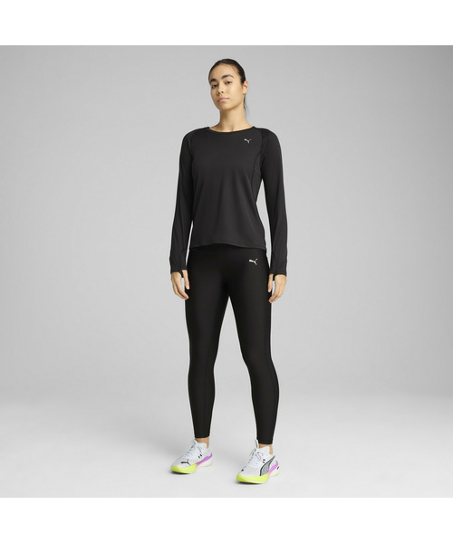PUMA(プーマ)の「PUMA プーマ ウィメンズ ランニング ラン ヴェロシティ 長袖 Tシャツ(Tシャツ/カットソー・レディース・ブルー系その他/ブラック・SMALL/MEDIUM/X-LARGE/LARGE)」の7枚目の写真