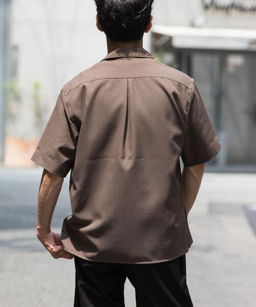 URBAN RESEARCH ROSSO MEN(アーバンリサーチロッソメン)の「『WEB限定』『XLサイズあり』ウォッシャブルドライタッチ半袖シャツ(シャツ/ブラウス・メンズ・ネイビー/グレー/ブラック・X-LARGE/LARGE/MEDIUM)」の17枚目の写真
