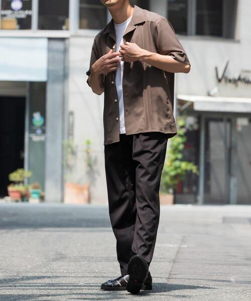 URBAN RESEARCH ROSSO MEN(アーバンリサーチロッソメン)の「『WEB限定』『XLサイズあり』ウォッシャブルドライタッチ半袖シャツ(シャツ/ブラウス・メンズ・ネイビー/グレー/ブラック・X-LARGE/LARGE/MEDIUM)」の15枚目の写真