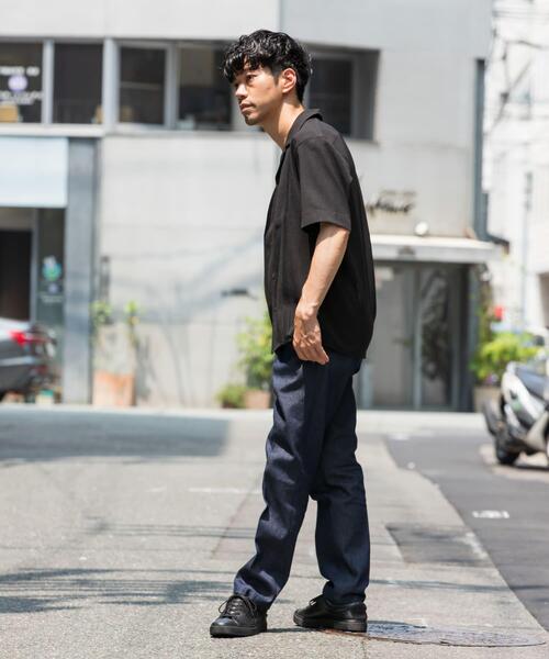 URBAN RESEARCH ROSSO MEN（アーバンリサーチロッソメン）の「『WEB限定』『XLサイズあり』ウォッシャブルドライタッチ半袖シャツ（シャツ/ブラウス・メンズ・ネイビー/グレー/ブラック・X-LARGE/LARGE/MEDIUM）」の8枚目の写真