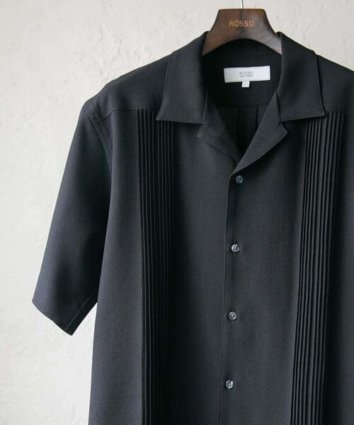 URBAN RESEARCH ROSSO MEN（アーバンリサーチロッソメン）の「『WEB限定』『XLサイズあり』ウォッシャブルドライタッチ半袖シャツ（シャツ/ブラウス・メンズ・ネイビー/グレー/ブラック・X-LARGE/LARGE/MEDIUM）」の22枚目の写真