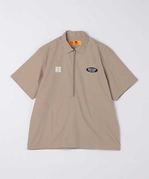 City Ambient Products(シティアンビエントプロダクツ)の「【City Ambient Products別注】REDKAP: ハーフシップ 半袖 シャツ(シャツ/ブラウス・メンズ・ベージュ/コバルトブルー/ブラック・SMALL/MEDIUM/LARGE)」の2枚目の写真