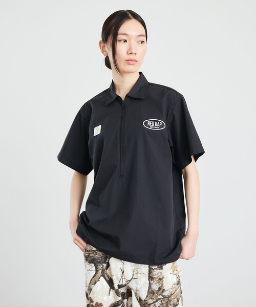 City Ambient Products(シティアンビエントプロダクツ)の「【City Ambient Products別注】REDKAP: ハーフシップ 半袖 シャツ(シャツ/ブラウス・メンズ・ベージュ/コバルトブルー/ブラック・SMALL/MEDIUM/LARGE)」の10枚目の写真