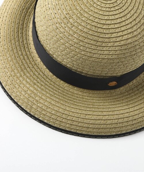 apres les cours（アプレレクール）の「リボンストローハット（ハット・キッズ・ブラック/アイボリー・54/48/50/52）」の13枚目の写真