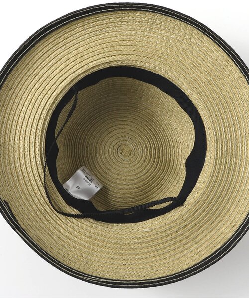 apres les cours（アプレレクール）の「リボンストローハット（ハット・キッズ・ブラック/アイボリー・54/48/50/52）」の15枚目の写真