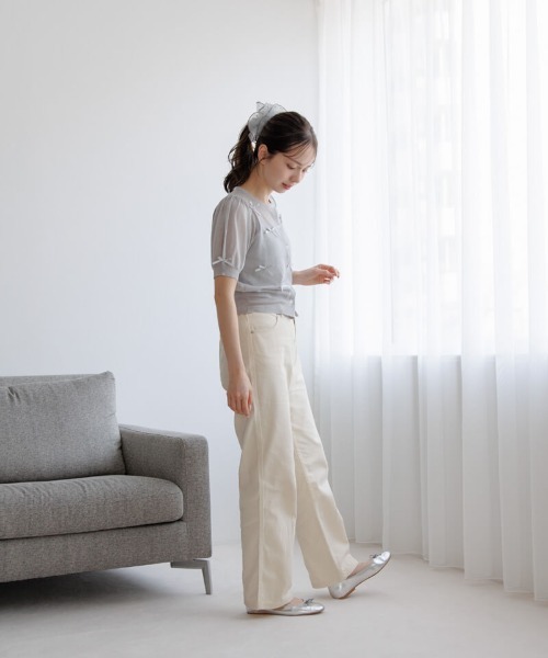 flower（フラワー）の「オーバーラップシュシュ（シュシュ・レディース・カーキ/ホワイト・FREE）」の19枚目の写真