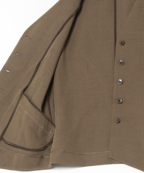 DRESSLAVE（ドレスレイブ）の「B7 / rayon linen vest(レーヨンリネンベスト)（ベスト・レディース・グレー/ブラウン・38）」の16枚目の写真