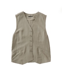 B7 / rayon linen vest(レーヨンリネンベスト)