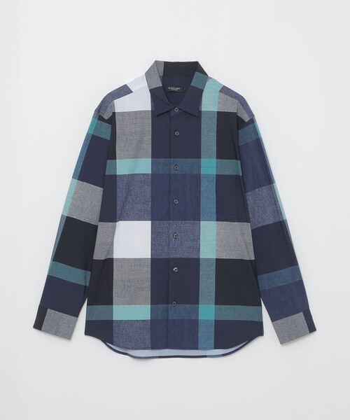 BLACK LABEL CRESTBRIDGE（ブラックレーベル・クレストブリッジ）の「ナイロントリコットクレストブリッジチェックシャツ（シャツ/ブラウス・メンズ・ライトグレー/ベージュ系その他6/ブルー系その他7・M/L/S/XL）」の8枚目の写真