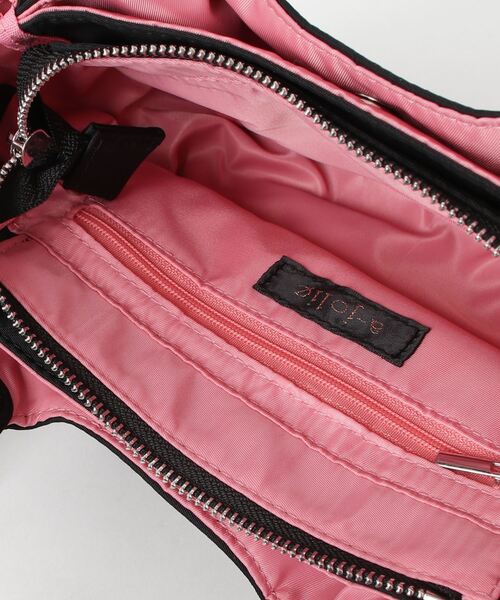 【a-jolie/アジョリー】パールサングラスナイロントートバッグ