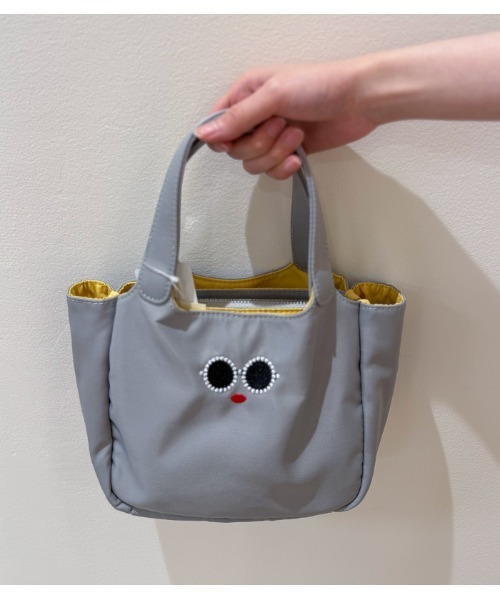 【a-jolie/アジョリー】パールサングラスナイロントートバッグ