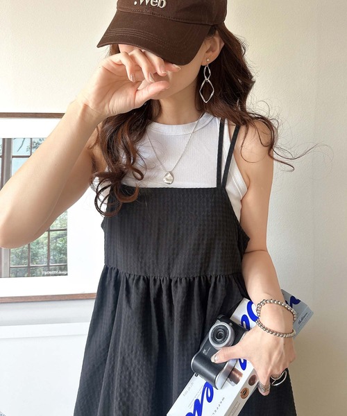 セール】後ろ姿も可愛く盛れちゃう♪サッカー素材バックリボンフレア