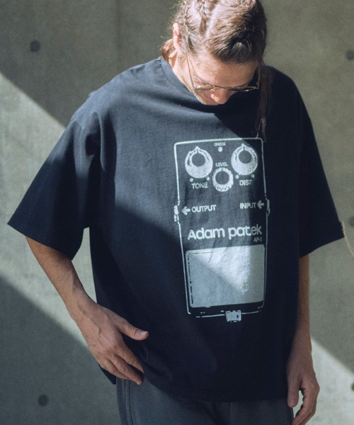ADAM PATEK(アダムパテック)の「ADAMPATEK/distortion short sleeve T/エフェクタープリント半袖T(AP2514020)(Tシャツ/カットソー・レディース・オレンジ/ホワイト/ブラック・1/2)」の16枚目の写真