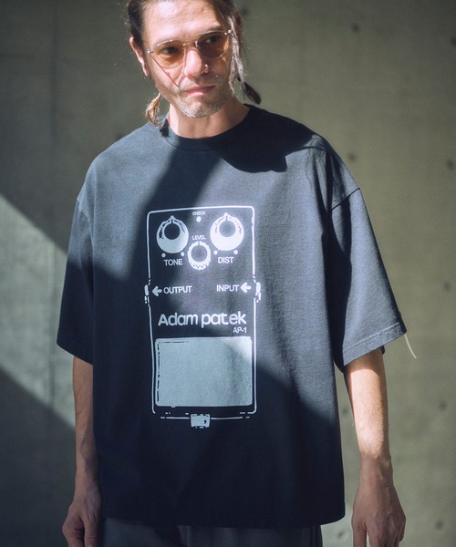 ADAM PATEK(アダムパテック)の「ADAMPATEK/distortion short sleeve T/エフェクタープリント半袖T(AP2514020)(Tシャツ/カットソー・レディース・オレンジ/ホワイト/ブラック・1/2)」の17枚目の写真