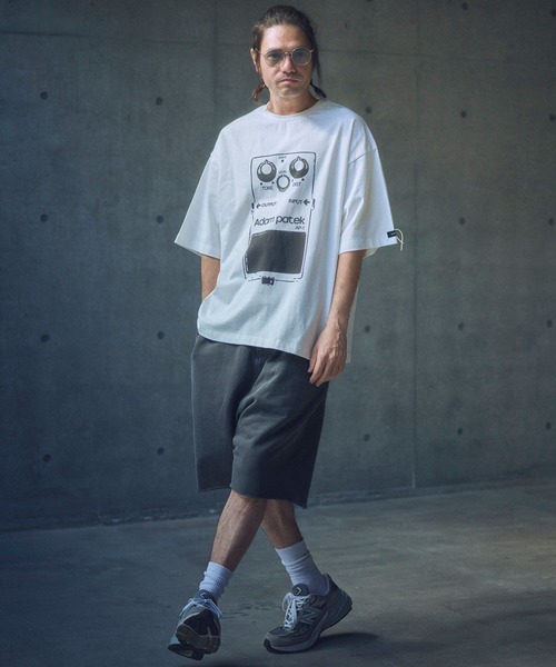ADAM PATEK(アダムパテック)の「ADAMPATEK/distortion short sleeve T/エフェクタープリント半袖T(AP2514020)(Tシャツ/カットソー・レディース・オレンジ/ホワイト/ブラック・1/2)」の11枚目の写真