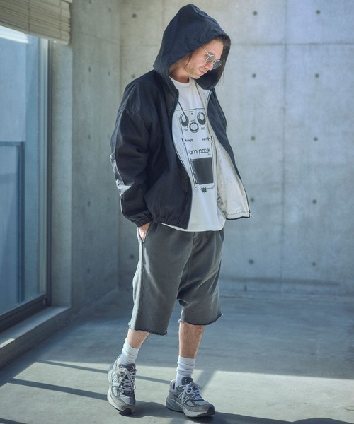 ADAM PATEK(アダムパテック)の「ADAMPATEK/distortion short sleeve T/エフェクタープリント半袖T(AP2514020)(Tシャツ/カットソー・レディース・オレンジ/ホワイト/ブラック・1/2)」の10枚目の写真