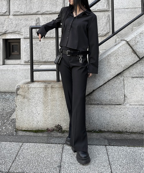 LVEU.（ラブユ.）の「【LVEU.】デザインポーチベルト / ベルト アクセサリー ケース 2way 合成皮革 合皮 ブラック（ベルト・レディース・ブラック・FREE）」の15枚目の写真