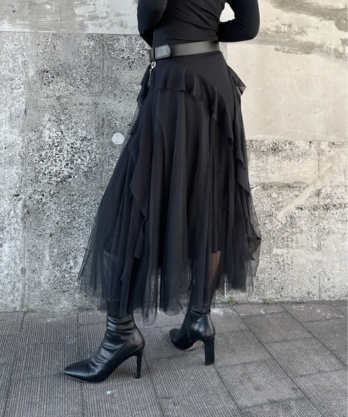 LVEU.（ラブユ.）の「【LVEU.】デザインポーチベルト / ベルト アクセサリー ケース 2way 合成皮革 合皮 ブラック（ベルト・レディース・ブラック・FREE）」の8枚目の写真