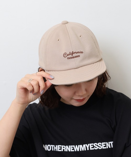 CALIFORNIA HAVE A NICE TIME !（カリフォルニアハブァナイスタイム）の「CALIFORNIA HAVE A NICE TIME! KANOKO SHORT BRIM CAP ツバ短い アンパイア 軽量（キャップ・メンズ・ブラック/ベージュ/ネイビー・FREE）」の20枚目の写真