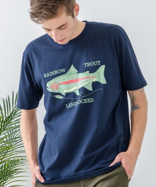 UNIIT（ユニット）の「【汗染みの目立ちにくいTシャツ ZEROSTAIN/ゼロステイン】プリントTシャツ 防汚 ＵＶカット ワーゲンバスライク フィッシング 釣り　 トラウト（Tシャツ/カットソー・メンズ・ホワイト系その他2/ブルー系その他/ベージュ系その他/ブルー系その他2・LARGE/X-LARGE/MEDIUM）」の4枚目の写真