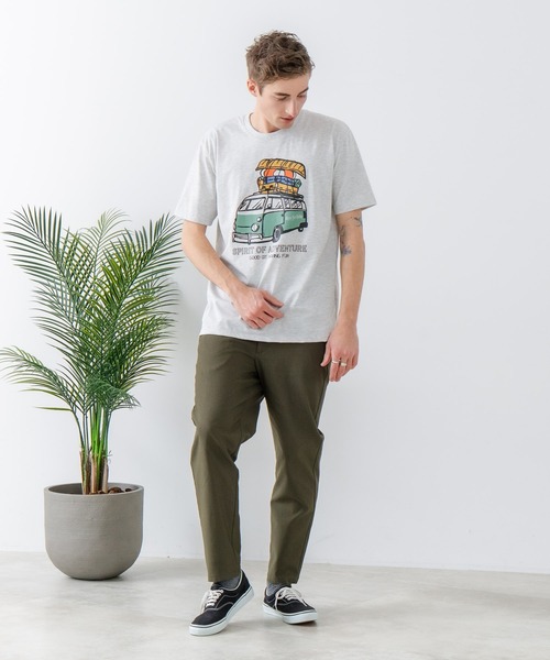 UNIIT（ユニット）の「【汗染みの目立ちにくいTシャツ ZEROSTAIN/ゼロステイン】プリントTシャツ 防汚 ＵＶカット ワーゲンバスライク フィッシング 釣り　 トラウト（Tシャツ/カットソー・メンズ・ホワイト系その他2/ブルー系その他/ベージュ系その他/ブルー系その他2・LARGE/X-LARGE/MEDIUM）」の5枚目の写真