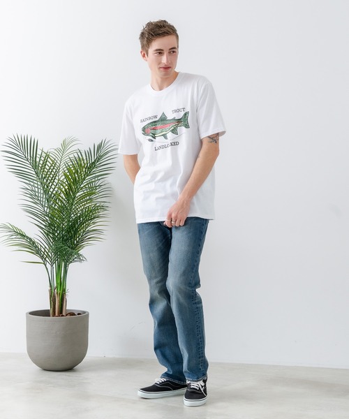UNIIT（ユニット）の「【汗染みの目立ちにくいTシャツ ZEROSTAIN/ゼロステイン】プリントTシャツ 防汚 ＵＶカット ワーゲンバスライク フィッシング 釣り　 トラウト（Tシャツ/カットソー・メンズ・ホワイト系その他2/ブルー系その他/ベージュ系その他/ブルー系その他2・LARGE/X-LARGE/MEDIUM）」の21枚目の写真