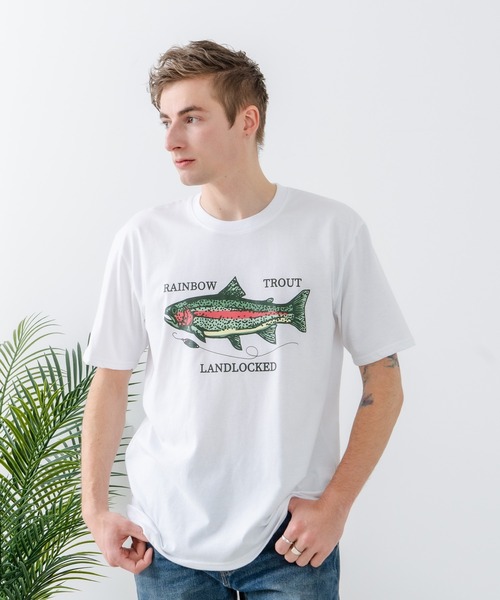 UNIIT（ユニット）の「【汗染みの目立ちにくいTシャツ ZEROSTAIN/ゼロステイン】プリントTシャツ 防汚 ＵＶカット ワーゲンバスライク フィッシング 釣り　 トラウト（Tシャツ/カットソー・メンズ・ホワイト系その他2/ブルー系その他/ベージュ系その他/ブルー系その他2・LARGE/X-LARGE/MEDIUM）」の17枚目の写真