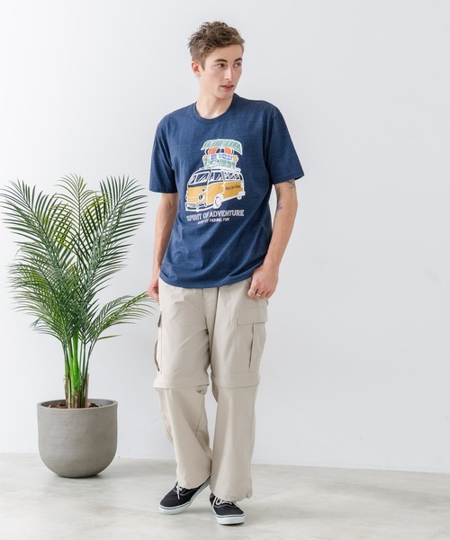 UNIIT（ユニット）の「【汗染みの目立ちにくいTシャツ ZEROSTAIN/ゼロステイン】プリントTシャツ 防汚 ＵＶカット ワーゲンバスライク フィッシング 釣り　 トラウト（Tシャツ/カットソー・メンズ・ホワイト系その他2/ブルー系その他/ベージュ系その他/ブルー系その他2・LARGE/X-LARGE/MEDIUM）」の10枚目の写真