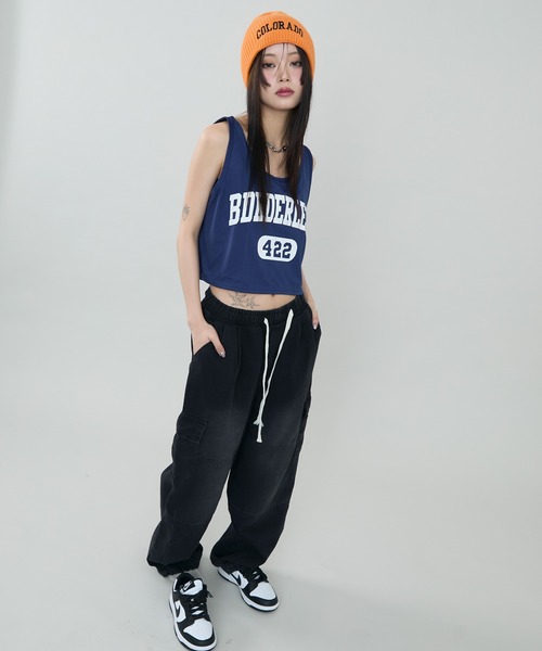 ギャロッピン！Rude Gallery 　スパイダーニット 透かしスキッパーポロニット(M BLUE): トップス｜PMbox P&M