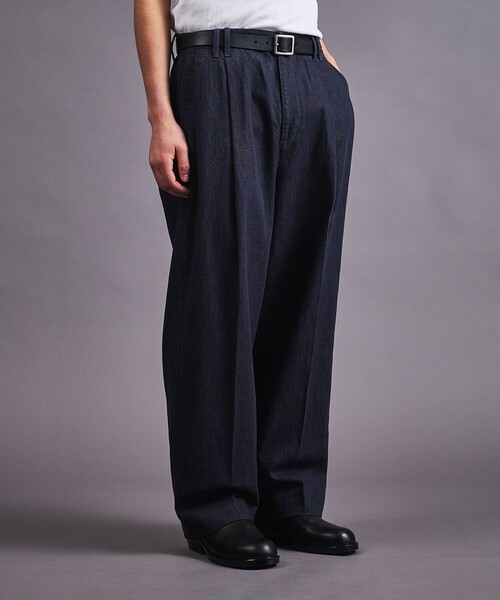 MONKEY TIME（モンキータイム）の「ライトオンス エイジレス デニム 2P ワイド パンツ（デニムパンツ・メンズ・ネイビー/ブラック・S/XL/L/M）」の6枚目の写真