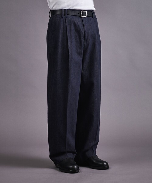 MONKEY TIME（モンキータイム）の「ライトオンス エイジレス デニム 2P ワイド パンツ（デニムパンツ・メンズ・ネイビー/ブラック・S/XL/L/M）」の8枚目の写真