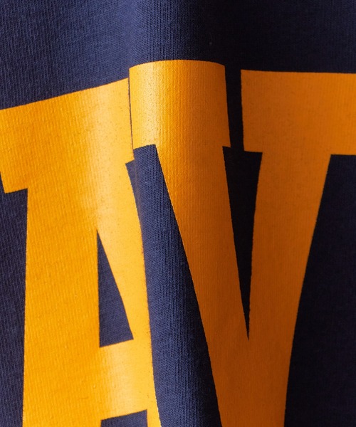 ROOPTOKYO(ループトウキョウ)の「NAVY CORE TEE クルーネック半袖Tシャツ フロントロゴ メンズ 夏物 夏服(Tシャツ/カットソー・メンズ・ネイビー/ゴールド/グリーン・L/XL/M)」の7枚目の写真