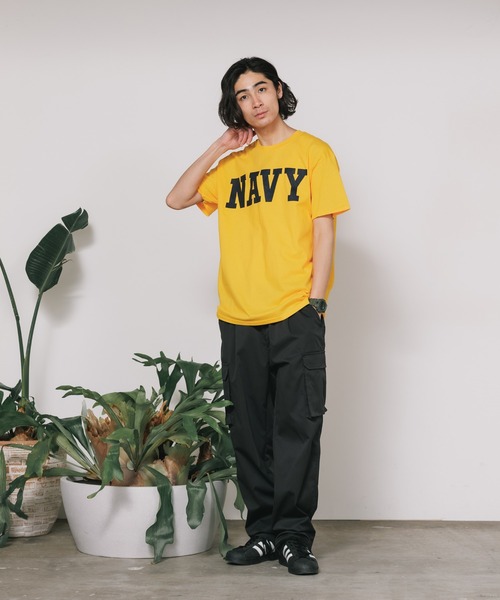ROOPTOKYO(ループトウキョウ)の「NAVY CORE TEE クルーネック半袖Tシャツ フロントロゴ メンズ 夏物 夏服(Tシャツ/カットソー・メンズ・ネイビー/ゴールド/グリーン・L/XL/M)」の22枚目の写真