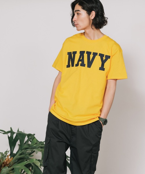 ROOPTOKYO(ループトウキョウ)の「NAVY CORE TEE クルーネック半袖Tシャツ フロントロゴ メンズ 夏物 夏服(Tシャツ/カットソー・メンズ・ネイビー/ゴールド/グリーン・L/XL/M)」の20枚目の写真
