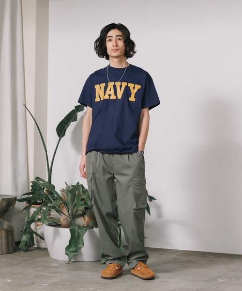 ROOPTOKYO(ループトウキョウ)の「NAVY CORE TEE クルーネック半袖Tシャツ フロントロゴ メンズ 夏物 夏服(Tシャツ/カットソー・メンズ・ネイビー/ゴールド/グリーン・L/XL/M)」の16枚目の写真