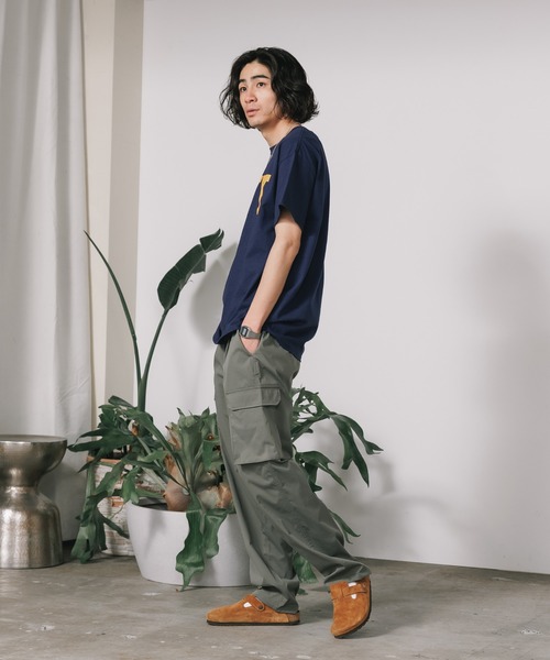 ROOPTOKYO(ループトウキョウ)の「NAVY CORE TEE クルーネック半袖Tシャツ フロントロゴ メンズ 夏物 夏服(Tシャツ/カットソー・メンズ・ネイビー/ゴールド/グリーン・L/XL/M)」の18枚目の写真