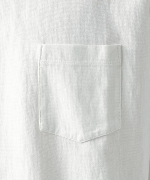 BAYFLOW（ベイフロー）の「[USAコットン]ヘビーウェイトクルーネック半袖Tシャツ（Tシャツ/カットソー・メンズ・イエロー/グリーン/ブラック/オフホワイト/ブルー・MEDIUM/LARGE）」の9枚目の写真