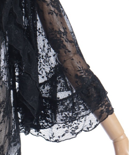 axes femme（アクシーズファム）の「レースロングパーカー（パーカー・レディース・ホワイト/ブラック・FREE）」の12枚目の写真