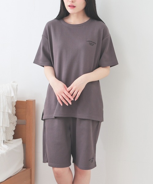 ルームウェア・パジャマ hani. 前開きルームウェア（上下セット）（ルームウェア/パジャマ
