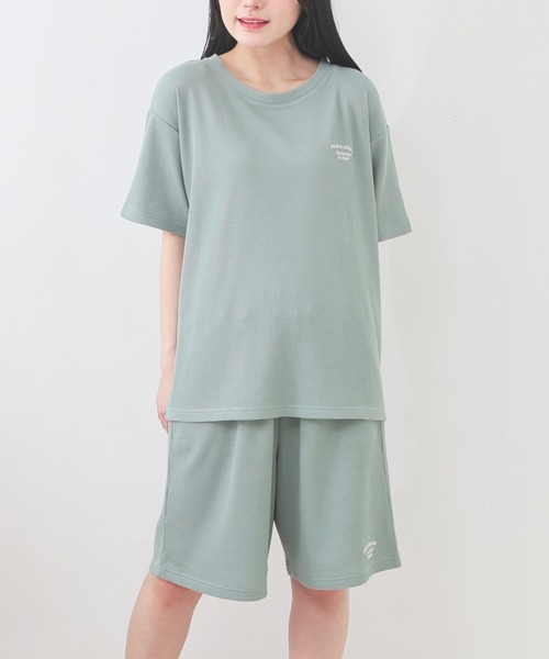 匿名配送♡まーず♡ルームウェアセット♡ セール】ワッフルルームウェア（上下セット）（ルームウェア