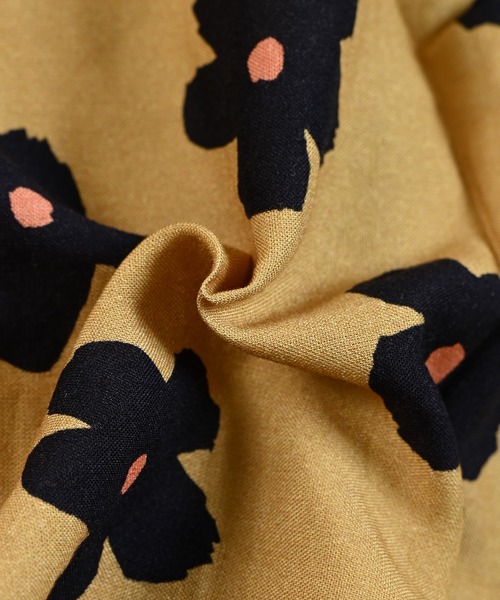 MARKEY'S（マーキーズ）の「総柄オープンカラー半袖シャツ/おとな（シャツ/ブラウス・レディース・ブルー/ベージュ・170cm）」の9枚目の写真