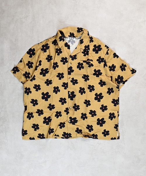 MARKEY'S（マーキーズ）の「総柄オープンカラー半袖シャツ/おとな（シャツ/ブラウス・レディース・ブルー/ベージュ・170cm）」の10枚目の写真