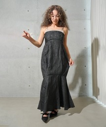 DONOBAN（ドノバン）の「【ANDRESD】jacquard zipper dress［ジャガードジッパードレス］（ワンピース）」