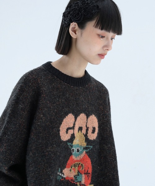 bedsidedrama（ベットサイドドラマ）の「GOD Only Knows Knit Sweater