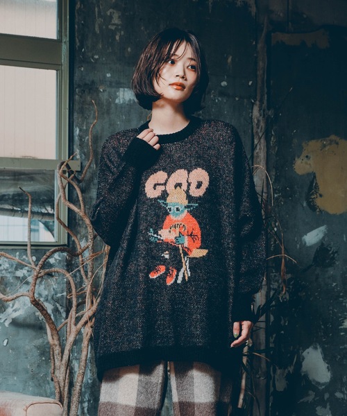 bedsidedrama（ベットサイドドラマ）の「GOD Only Knows Knit Sweater