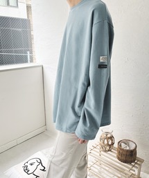 LASOA（ラソア）の「サイドタグデザイントップス/L00085（Tシャツ/カットソー）」