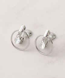 SHOO・LA・RUE | 【痛くなりにくい】ビジューフープイヤリング(イヤリング)