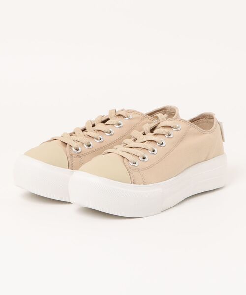 moz(モズ)の「moz(モズ) キャンバス 厚底スニーカー(スニーカー・レディース・ベージュ/ピンク/ブラック・22.5cm/23.0cm/23.5cm/24.0cm/24.5cm)」の19枚目の写真